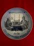Колекционерска порцеланова чиния 50та годишнина на Датската национална радио. Royal Copenhagen Дания, снимка 3