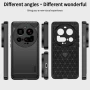Xiaomi 15 Ultra Удароустойчив MOFI Carbon Fiber Калъф и Протектор, снимка 8