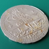Османска Турция 100 пара ЮЗЛУК 1203/4 Селим 3 сребро монета , снимка 3 - Нумизматика и бонистика - 40803177