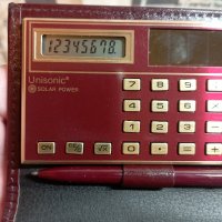 Стар калкулатор "Unisonic" LC285 solar, снимка 7 - Антикварни и старинни предмети - 43804054