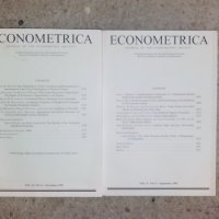 Econometrica - научно списание, снимка 8 - Списания и комикси - 43039680