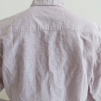 Мъжка риза лен и памук Jack & Jones Premium, снимка 3 - Ризи - 40689542
