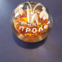 Стара стъклена топка-Преспаие , снимка 8 - Колекции - 34797816