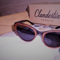 Слънчеви очила от абанос Clandestino , снимка 1 - Слънчеви и диоптрични очила - 28079894