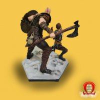 Екшън фигура God of War Kratos And Atreus Delux, снимка 3 - Аксесоари - 39901056