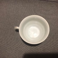Барокова чаша за чай с мотив горски слез, снимка 4 - Чаши - 39611054