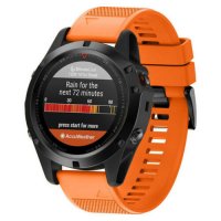 Силиконова каишка GARMIN Fenix 7, 7X черен цвят, снимка 10 - Каишки за часовници - 35579905