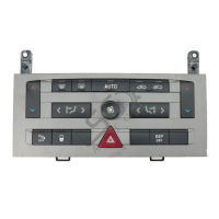 Панел климатроник с бутони за управление Peugeot 407 2004-2010 ID: 124195, снимка 1 - Части - 44896867