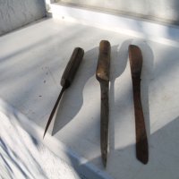 Лот стари ножове /двата са с дръжка от рог/, снимка 1 - Антикварни и старинни предмети - 43271994