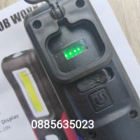 Работна акумулаторна лампа BL-W55 / Big Cob Work light yd-18, снимка 15 - Къмпинг осветление - 34948444