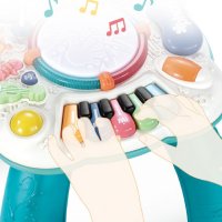 👶Интерактивна бебешка музикална масичка с игри, снимка 2 - Музикални играчки - 42964379