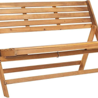 Дървена ,сгъваема , здрава пейка  подходяща за градина , веранда или тераса , снимка 4 - Градински мебели, декорация  - 44882276