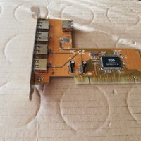 PCI 5-Port USB2.0 Expansion Controller Card Q-TEC VER:2.1, снимка 5 - Други - 33855541