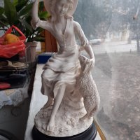 Страхотна голяма статуетка от мраморен прах - Mario Pegoraro, снимка 1 - Антикварни и старинни предмети - 43821328