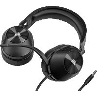 Слушалки с микрофон 3.5mm  Corsair  HS65 Surround Carbon геймърски SS301444, снимка 1 - Слушалки за компютър - 39772900
