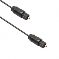 Оптичен аудио кабел DeTech, Toslink, 1.5м, Черен, снимка 1 - Други - 36545062