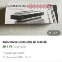 УСТНА ХАРМОНИКА, снимка 6 - Духови инструменти - 43275371