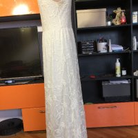 Дълга рокля  ZARA., размер L, снимка 6 - Рокли - 37560642