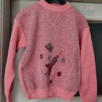 продавам дамски пуловер розов, снимка 1 - Блузи с дълъг ръкав и пуловери - 43891924