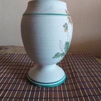 Рисувана керамична ваза, снимка 4 - Вази - 29037840