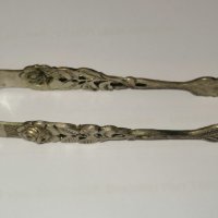 Немска сребърна щипка за захар /лед, снимка 11 - Антикварни и старинни предмети - 36919819