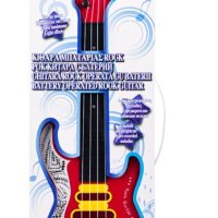 Електрическа играчка рок китара със светлини - Bontempi, снимка 4 - Музикални играчки - 43380952