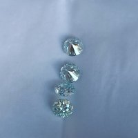 6 мм Мойсанит Диамант Брилянтин фасет Топ Фенси морско син Д Moissanite Diamond , снимка 3 - Други - 37539780