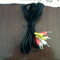 Аудио видео кабел чинчове 3RCA 3RCA, снимка 2 - Друга електроника - 32639973