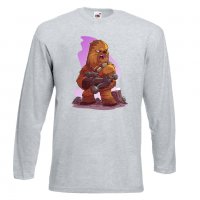 Мъжка тениска Star Wars Chewbacca Star Wars Игра,Изненада,Подарък,Геймър, , снимка 10 - Тениски - 36808670
