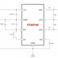 ETA9740 SMD SO-8 LI-ION BATTERY CHARGER CHIP FOR POWER BANK, снимка 2 - Друга електроника - 36792847