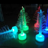 ⛄🎄 LED светеща коледна Елха с оптични влакна, снимка 1 - Коледни подаръци - 27085460
