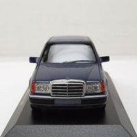 Mercedes-Benz 230E W124 от 1991 - мащаб 1:43 на Maxichanps моделът е нов в PVC дисплей-кейс, снимка 14 - Колекции - 43516230
