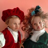 Характерни испански кукли 38 - 40 см  Цената е за две кукли, снимка 5 - Колекции - 39943379