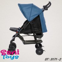 Лятна детска количка ZIZITO Adel, синя, снимка 3 - Детски колички - 38205603