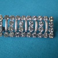 Стара Брошка кристал с сребърно покритие , снимка 9 - Антикварни и старинни предмети - 37983388