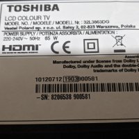 TOSHIBA 32L3863DG-17MB211S-17IPS62-HV320FHB-N00 47-6021051, снимка 2 - Части и Платки - 28018385