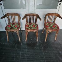 Продавам 5 бр. ретро столове Виена, снимка 5 - Антикварни и старинни предмети - 43007532