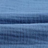 Дамска риза с дълъг ръкав и къдрички в син цвят, снимка 12 - Ризи - 40148800