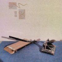 Стар перфоратор и резачка-гелотина за хартия,немски., снимка 1 - Антикварни и старинни предмети - 38811903