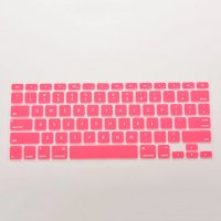 Розова клавиатура за Apple Macbook , розов силиконов протектор, снимка 1 - Клавиатури и мишки - 27159619