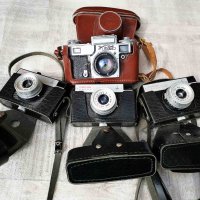 Продавам  стари лентови  фотоапарати-4 броя, снимка 3 - Фотоапарати - 38321652