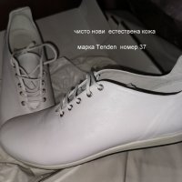 Естетствена кожа обувки бели, снимка 1 - Дамски ежедневни обувки - 36862768