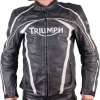 №3406 Triumph Мъжко лятно кожено мото яке, снимка 1 - Аксесоари и консумативи - 39907697