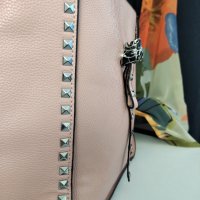 Лятна дамска чанта, голям размер, в пепелно розов цвят. 26лв., снимка 5 - Чанти - 37348415