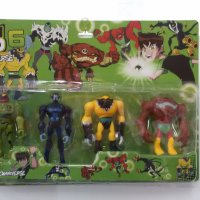 Топери за торта Бен тен, светещи фигури за игра Ben 10 -4 броя на блистер -2981, снимка 2 - Фигурки - 36676142