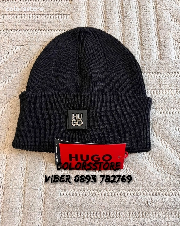 Черна мъжка шапка Hugo кодVL-A305, снимка 1