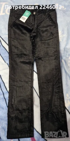 Детски пантолон черно кадифе, снимка 1