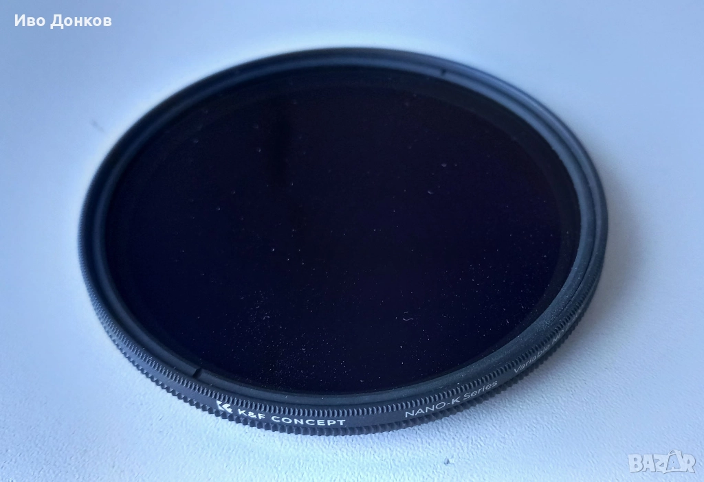 Продавам неутрален ND филтър на резба 77mm - K&F CONCEPT NANO-K Series с variable fader ND2 - ND400., снимка 1