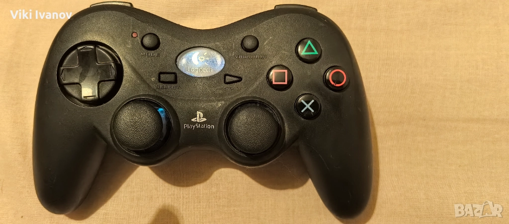 PS2-Безжичен джойстик-Logitech, снимка 1
