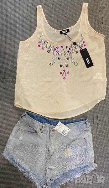 Нов потник с камъни S размер, снимка 1